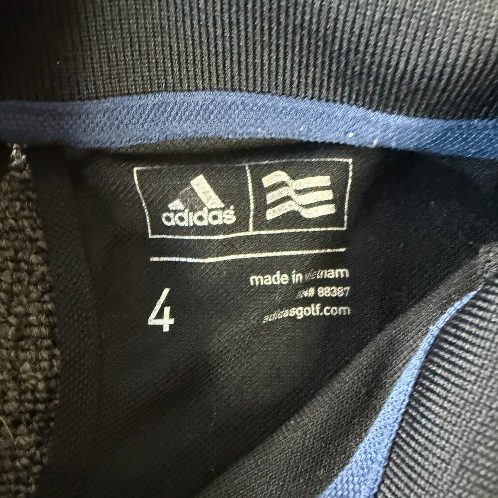 Vintage Y2k Adidas Team Issue Golf Channel Black Breathable Golf Dress Women's 4 - Picture 3 of 5